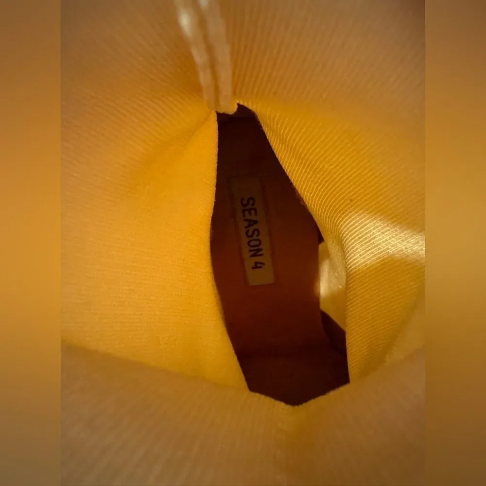 YEEZY Season 4 High Heel Sock Boots In Neutrals - Picture 6 of 6